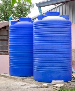 Plastic water storage tanks