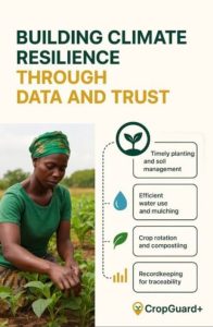 Early warning and climate information systems give farmers timely alerts about extreme weather, pests and shifting rainfall so they can protect their crops, livestock and livelihood.